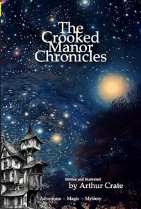 The Crooked Manor Chronicles book cover by Arthur Crate
